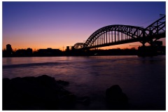 Südbrücke im Sonnenuntergang Südbrücke im Sonnenuntergang