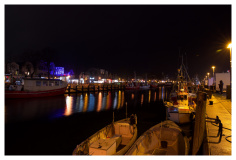 Warnemünde bei Nacht