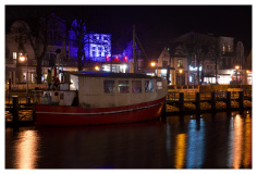 Warnemünde bei Nacht