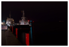 Warnemünde bei Nacht