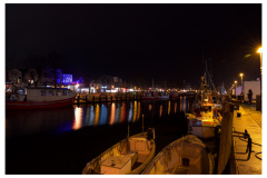Warnemünde bei Nacht