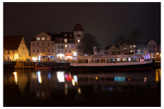 Warnemünde bei Nacht