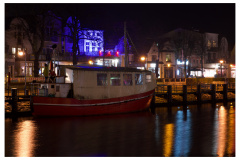 Warnemünde bei Nacht