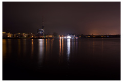 Warnemünde bei Nacht