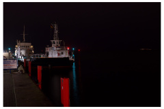 Warnemünde bei Nacht