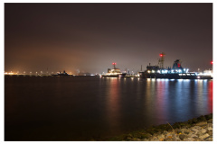 Warnemünde bei Nacht