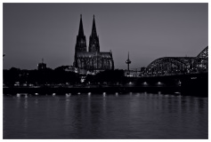 Cologne at Sunset