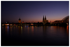 Cologne at Sunset