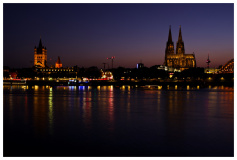 Cologne at Sunset