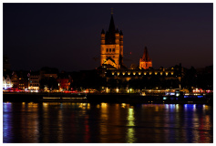 Cologne at Sunset