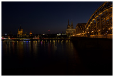 Cologne at Sunset