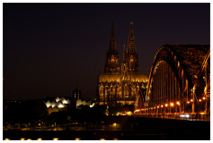 Cologne at Sunset