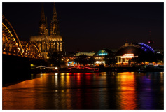 Cologne at Sunset