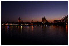 Cologne at Sunset