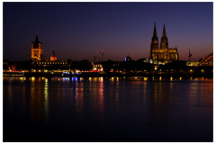 Cologne at Sunset