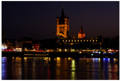 Cologne at Sunset
