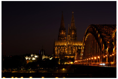 Cologne at Sunset