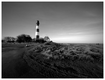 Leuchtfeuer Westerhever Sand