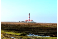 Leuchtfeuer Westerhever Sand
