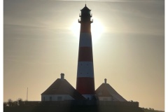 Leuchtfeuer Westerhever Sand