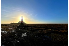 Leuchtfeuer Westerhever Sand