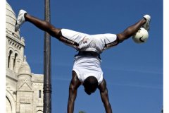 Sportler bei Sacre Coeur