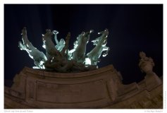 Pferde auf dem Grand Palais