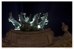 Pferde auf dem Grand Palais