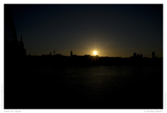 Sunset in Cologne