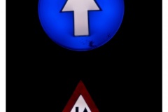 Bergauf mit Gegenverkehr