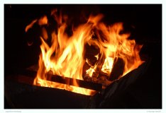 Ein toller Abend am Feuer in Termez