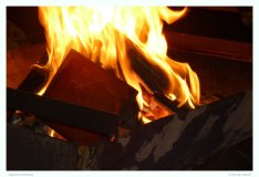 Ein toller Abend am Feuer in Termez
