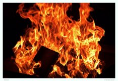 Lagerfeuer in Termez
