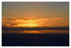 Sunrise behind the Clouds