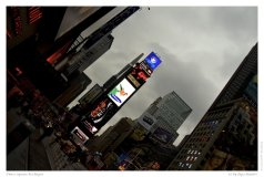 Times Square bei Regen