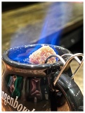 Feuerzangenbowle am Rheinauhafen